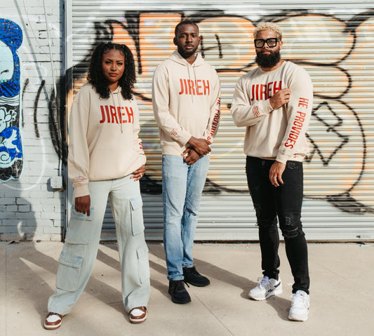 JIREH HE PROVIDES CREAM SWEATER (clearance)