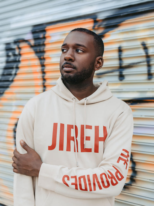 Jireh He Provides Cream Hoodie (clearance)