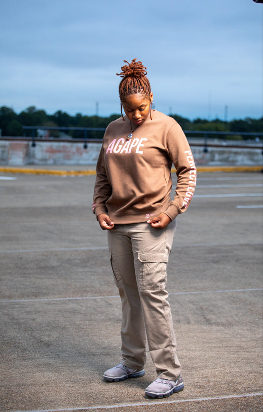 Agape Perfect Love Chocolate Sweater (clearance)