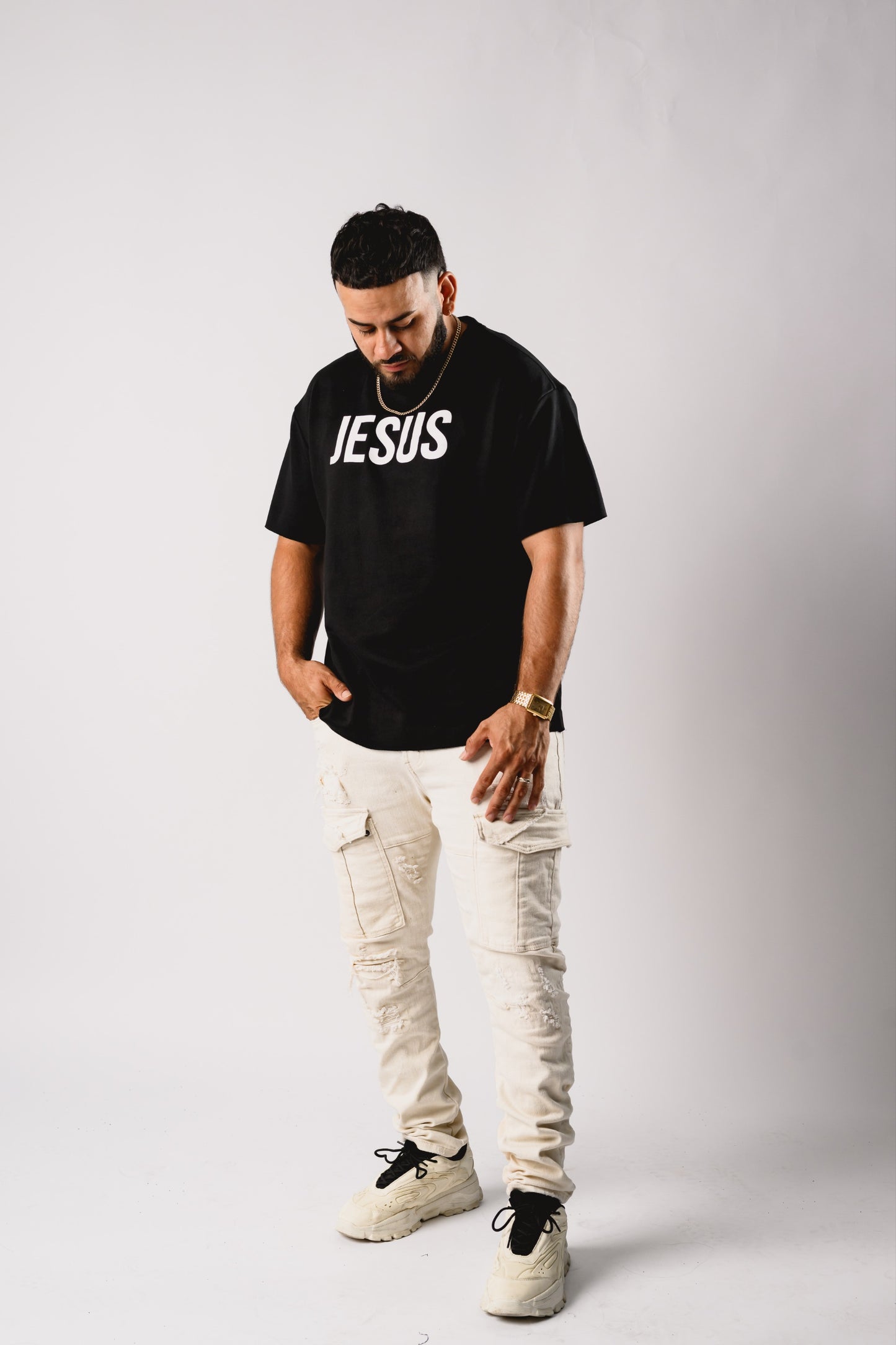 King Of Kings Cashmere Tee (Black/White)