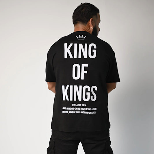 King Of Kings Cashmere Tee (Black/White)