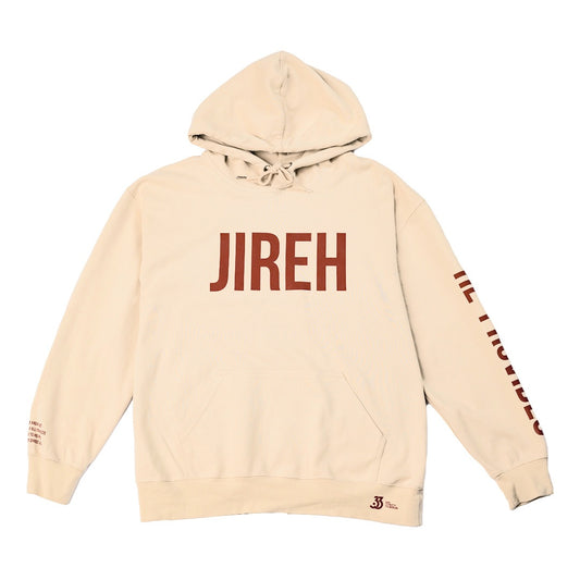 Jireh He Provides Cream Hoodie