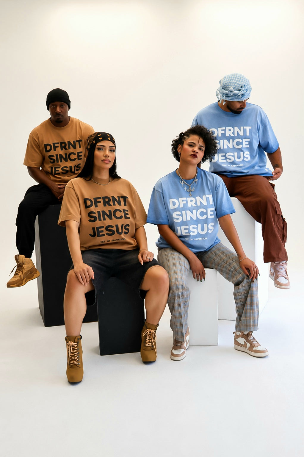 DFRNT SINCE JESUS WHEAT PREMIUM TEE