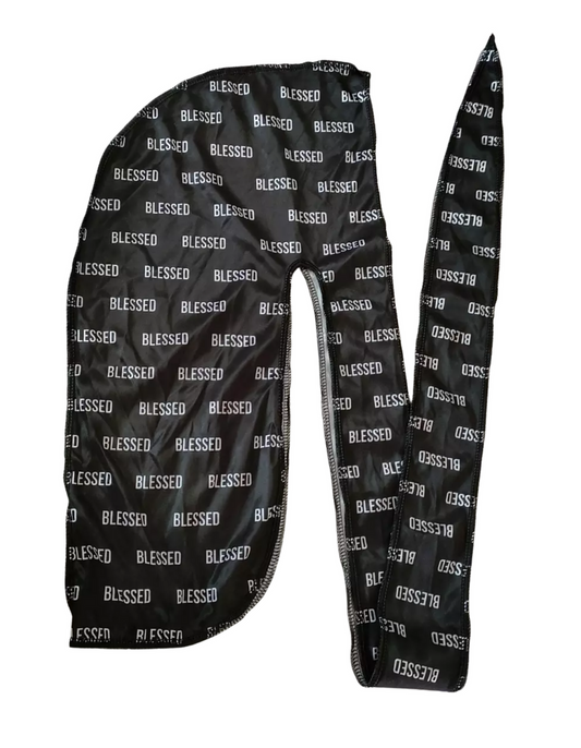 BLACK "BLESSED" DURAG