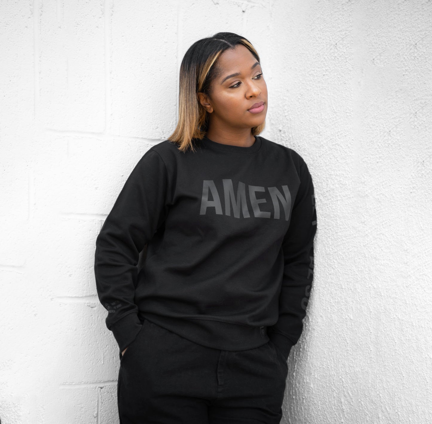 Amen Let It Be So "Blackout" Sweater