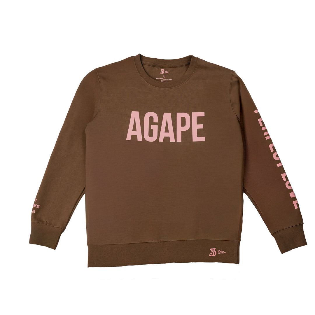 Agape Perfect Love Chocolate Sweater