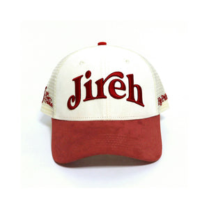 Jireh Cranberry Cream Hat
