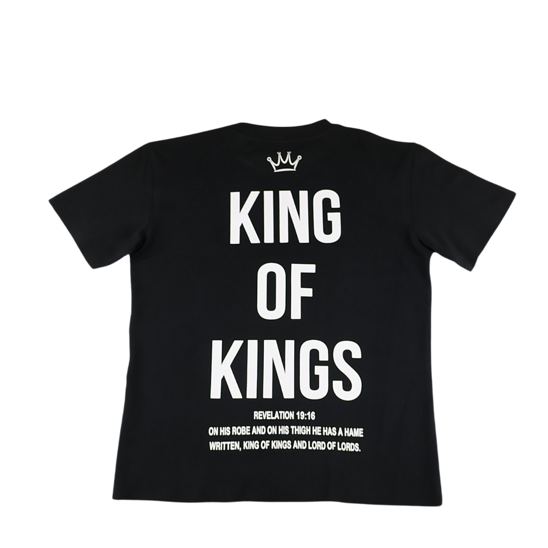 King Of Kings Cashmere Tee (Black/White)