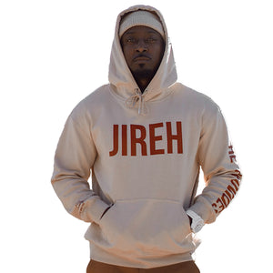 Jireh He Provides Cream Hoodie