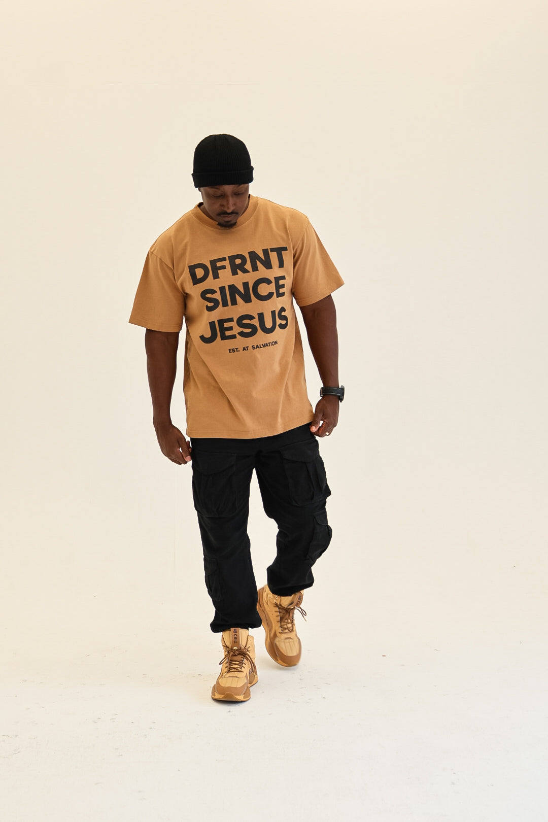 DFRNT SINCE JESUS WHEAT PREMIUM TEE