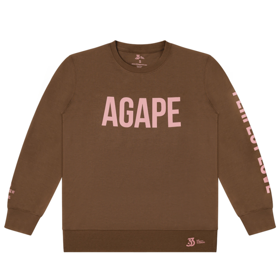 Agape Perfect Love Chocolate Sweater