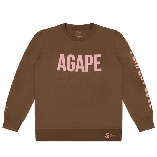 Agape Perfect Love Chocolate Sweater