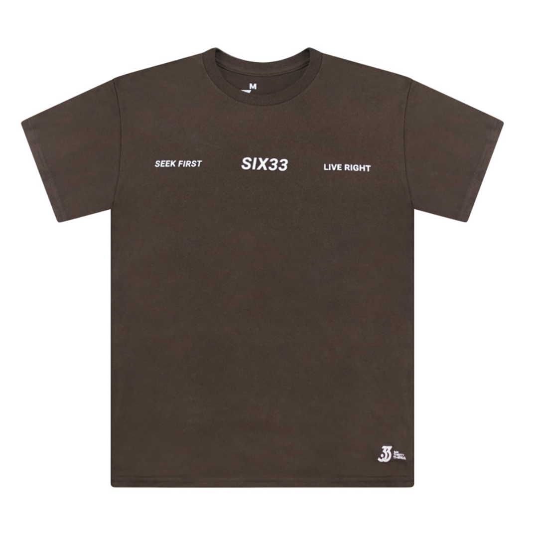 633 IMPACT TEE (DARK BROWN)