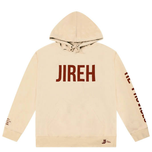 Jireh He Provides Cream Hoodie