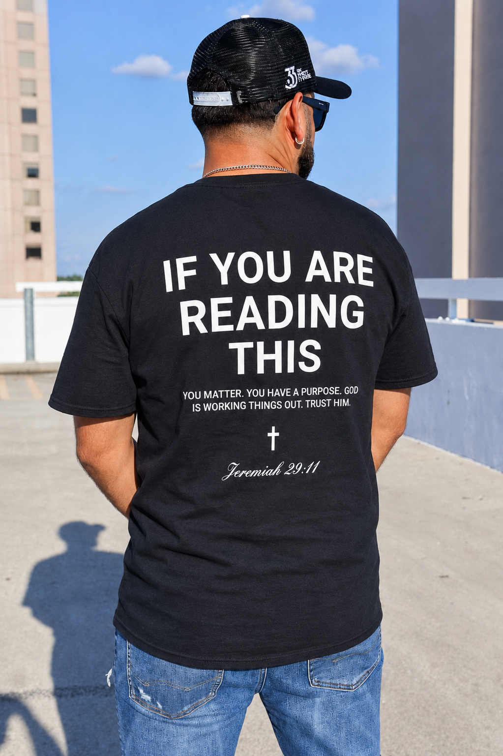 633 IMPACT TEE (BLACK/WHITE)