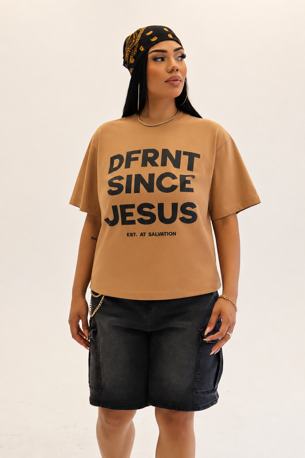 DFRNT SINCE JESUS WHEAT PREMIUM TEE