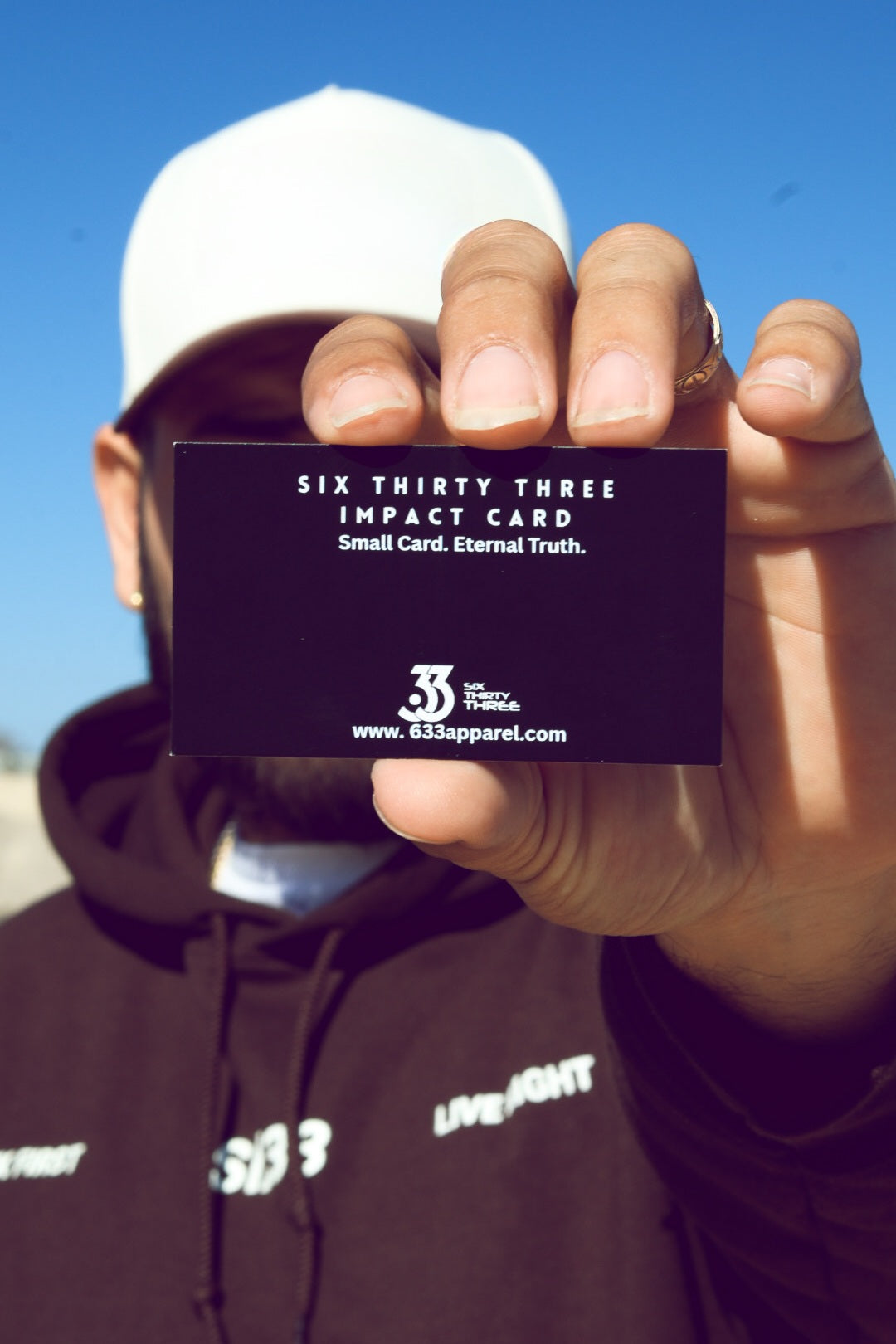 633 IMPACT HOODIE (DARK BROWN)