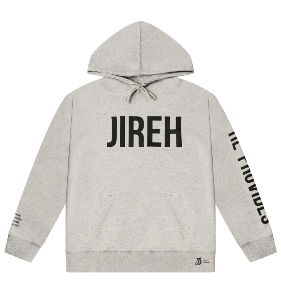 Jireh He Provides Gray Hoodie