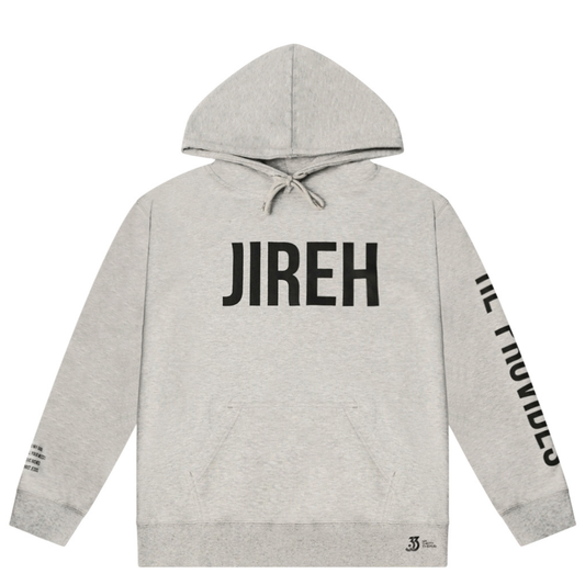 Jireh He Provides Gray Hoodie