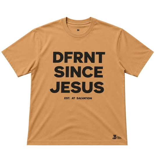 DFRNT SINCE JESUS WHEAT PREMIUM TEE