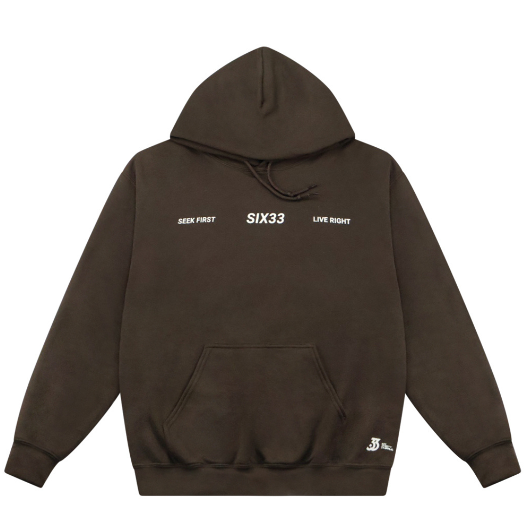 633 IMPACT HOODIE (DARK BROWN)
