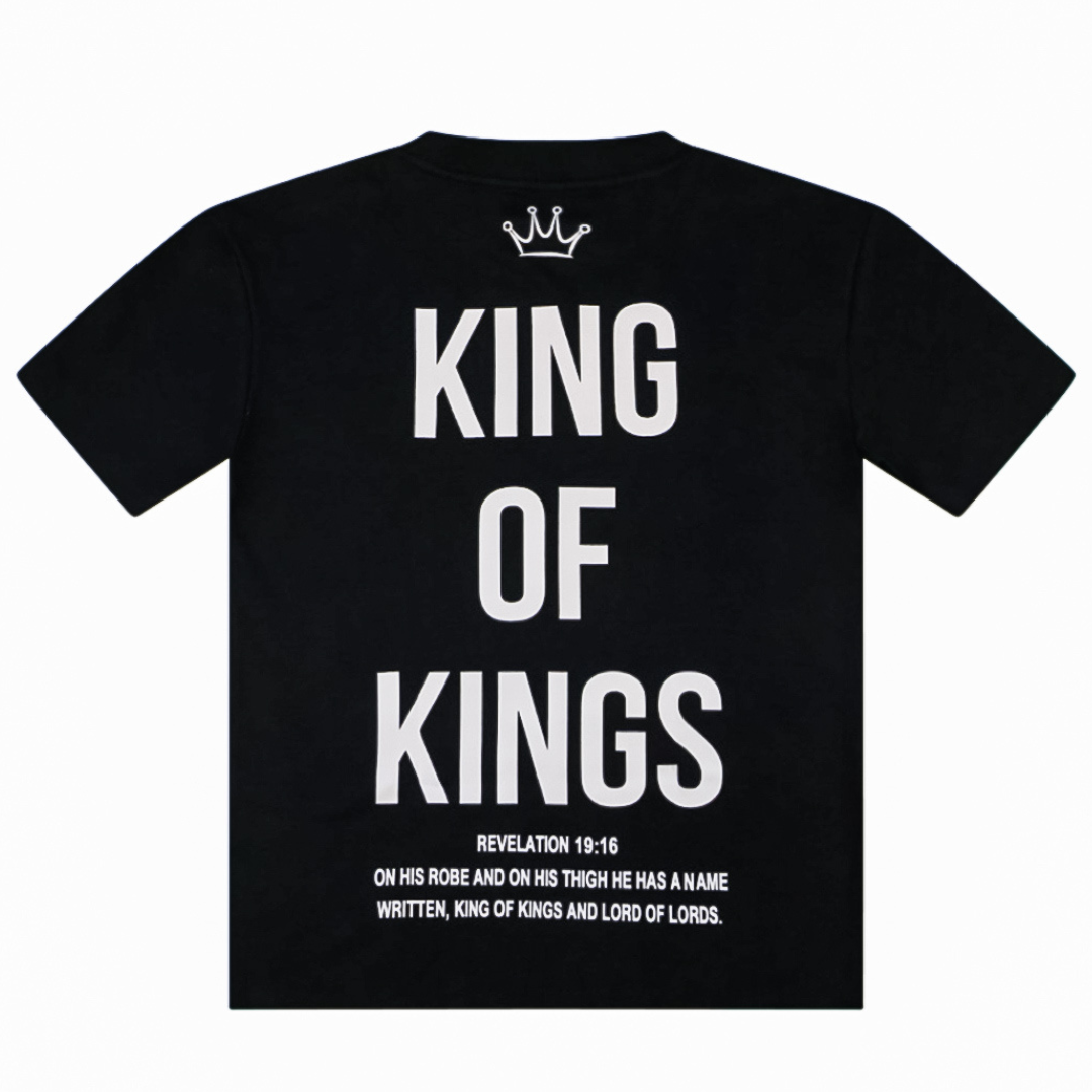 King Of Kings Cashmere Tee (Black/White)