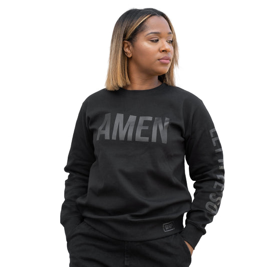 Amen Let It Be So "Blackout" Sweater (clearance)